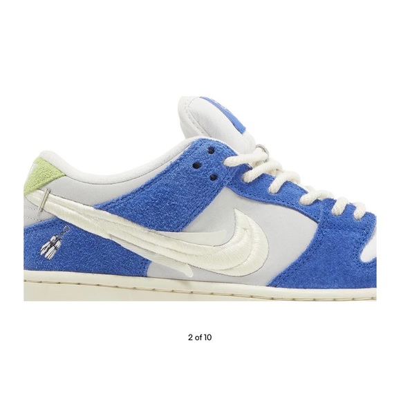 2023 Fly Streetwear x Dunk Low Pro SB 'Gardenia'. New in Box. Frm Goat.Sz 11 (M) - Picture 3 of 8